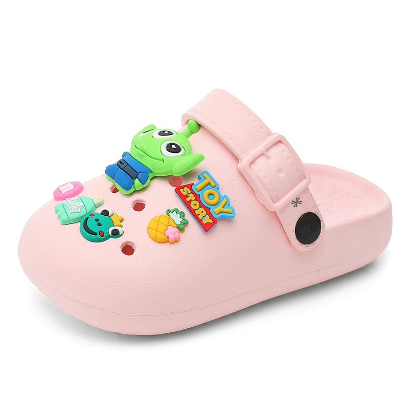 

Сандалии детские с противоскользящей амортизацией и износостойкостью YUZHAOLIN, розовый