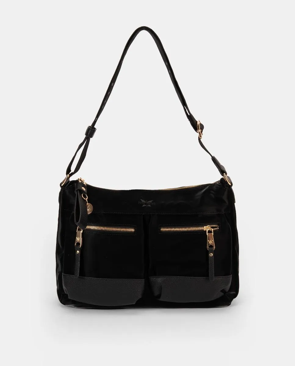 

Сумка с двумя карманами спереди Pepe Moll, черный