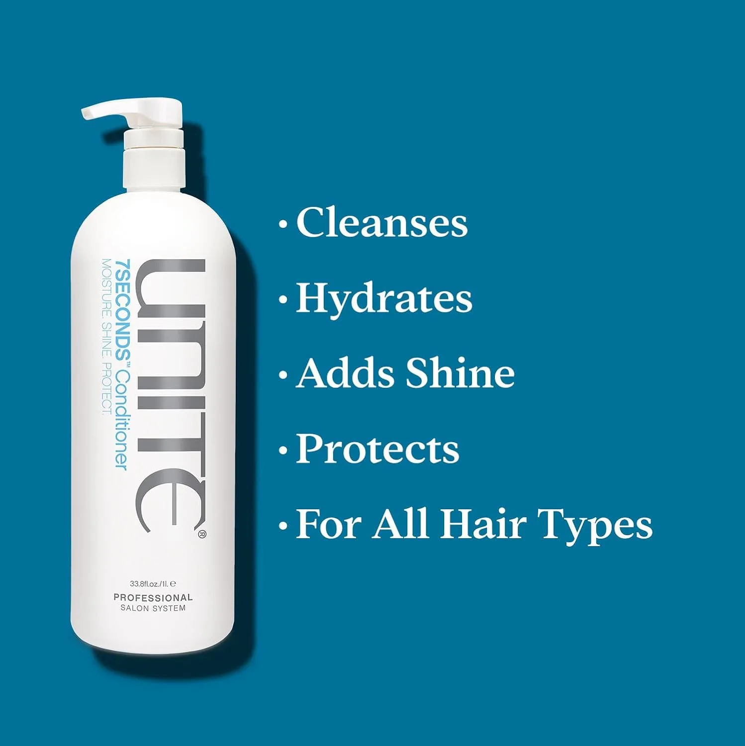 Кондиционер для волос UNITE Hair 7SECONDS, 33,8 жидких унций. 1000 мл (1 шт.) — фото 3