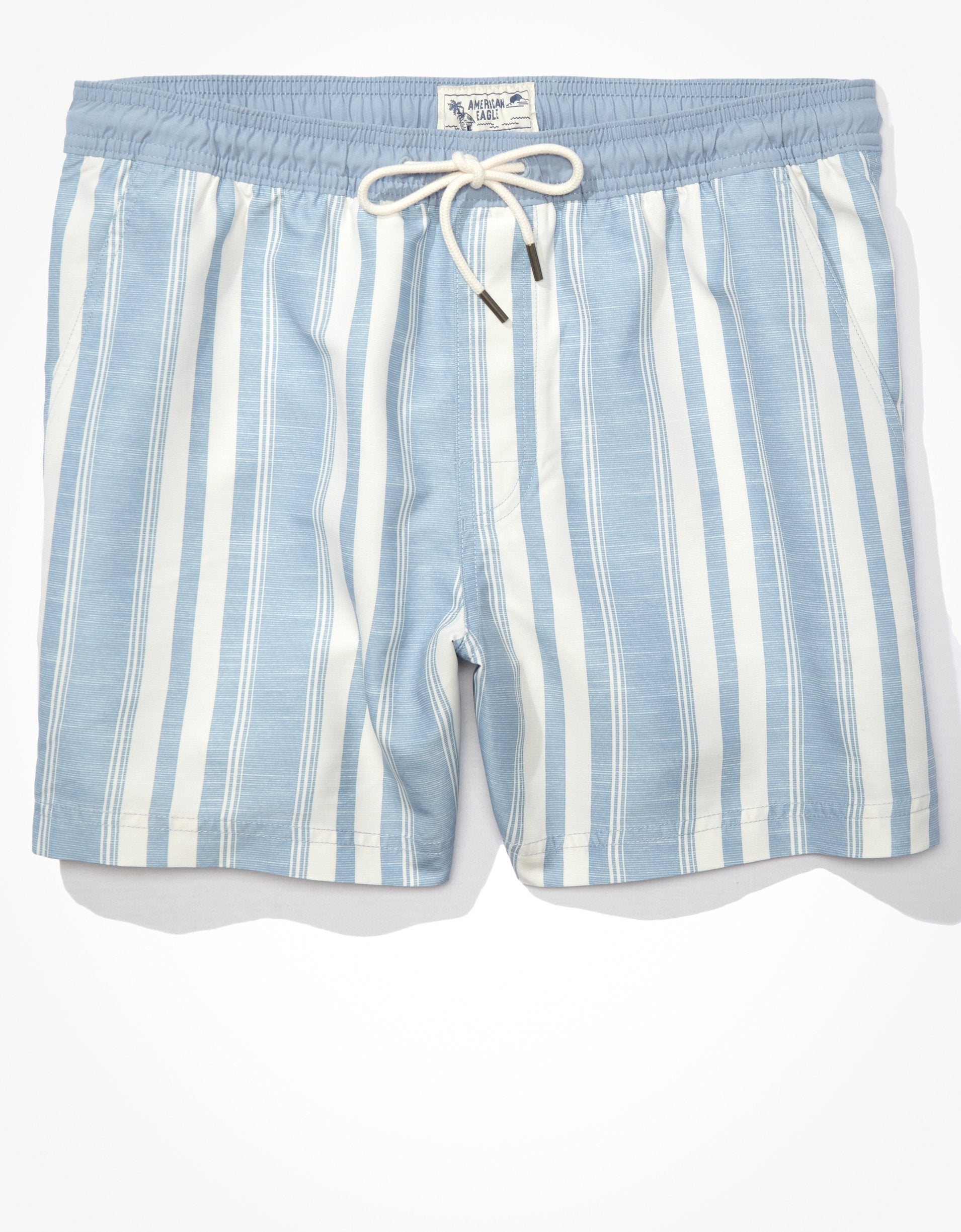 

Плавки-шорты AE 5.5" в полоску American Eagle Outfitters, цвет blue breeze