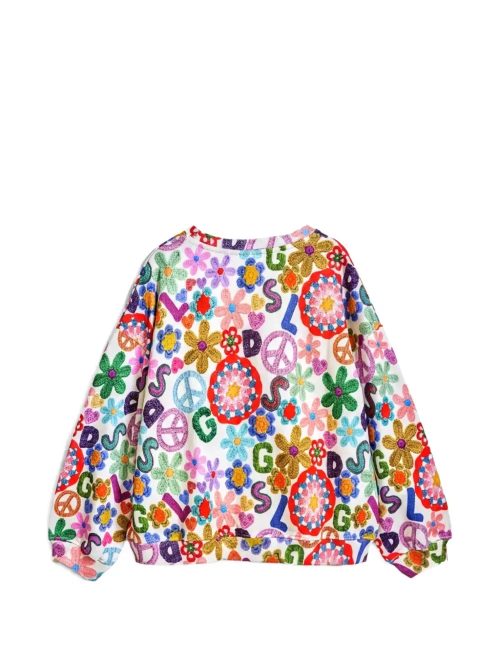 Толстовка с цветочной вышивкой Desigual, белый — фото 2
