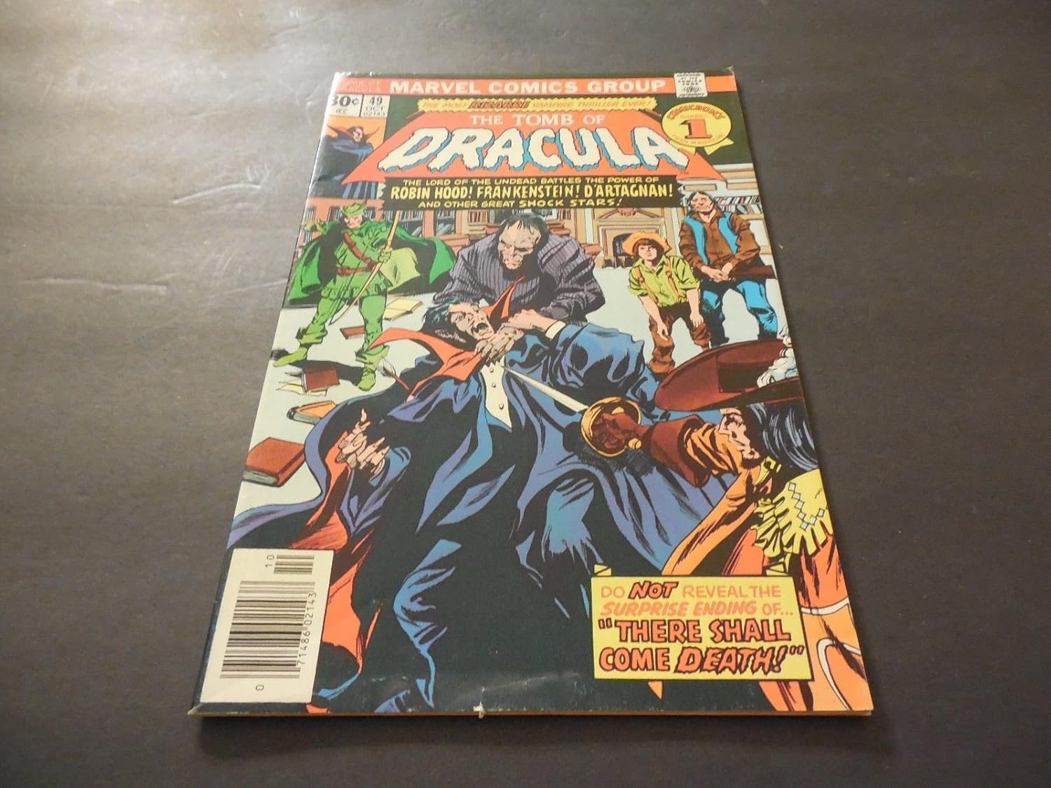 

The Tomb Of Dracula (Vol. 1 No. 49, October 1976) (And With The Word There Shall Come Death!) (Marvel)