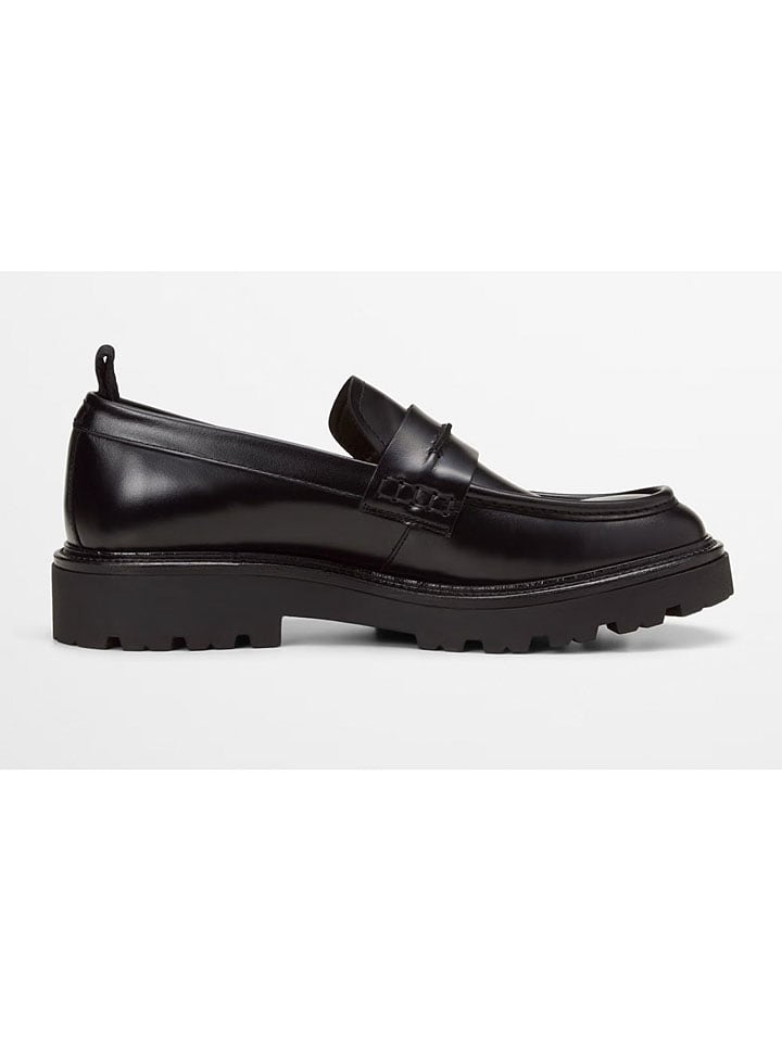 Marc O'Polo Shoes Кожаные мокасины "Фил" черного цвета — фото 4