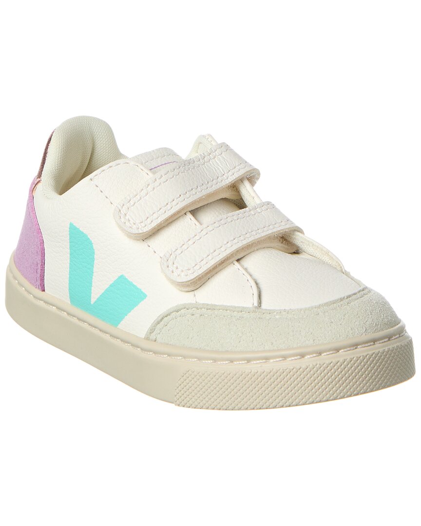 

VEJA Small V-12 кожаные кроссовки, белый