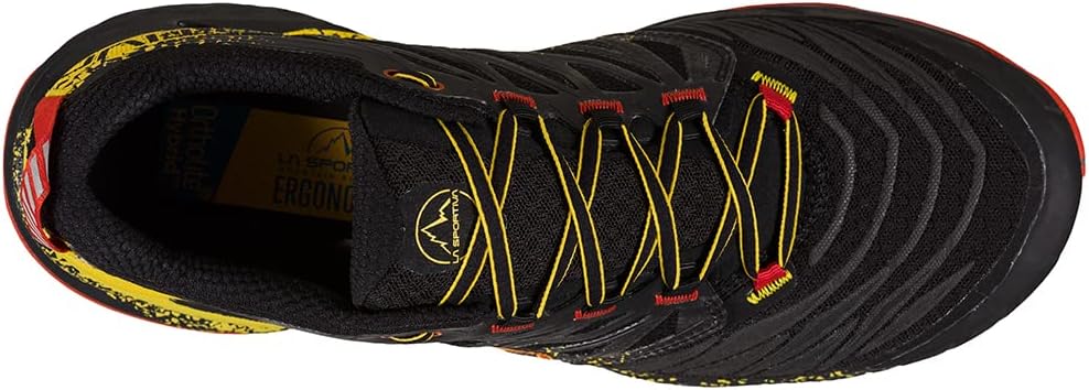 Мужские кроссовки для трейлраннинга La Sportiva Akasha II, черный/желтый — фото 4