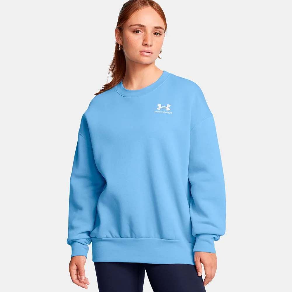 

Толстовка Under Armour Essential Fleece Oversized, синий