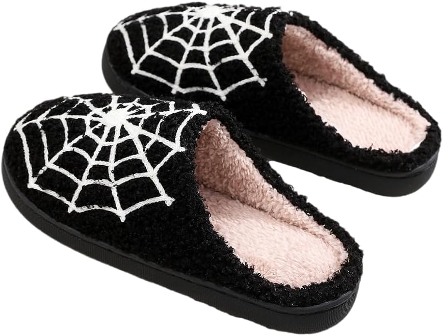 

Тапочки LNERIP зимние женские и мужские, пушистые плюшевые, с животными, милые мультяшные домашние тапочки, теплые и уютные, для дома и улицы, для девушек и женщин, A-spider