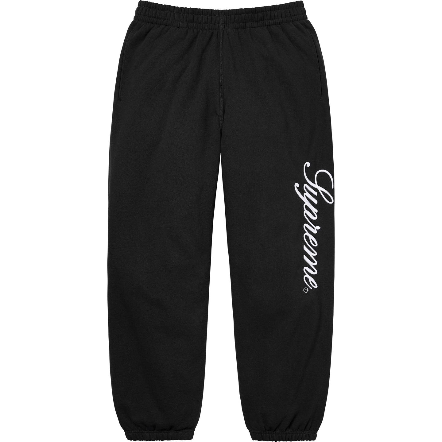

Спортивные брюки с вышитым рисунком Supreme, черный