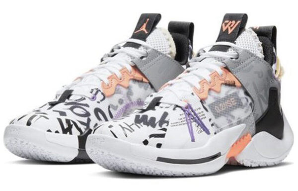 Кроссовки почему бы не zer0.2 se Air Jordan, белый — фото 3