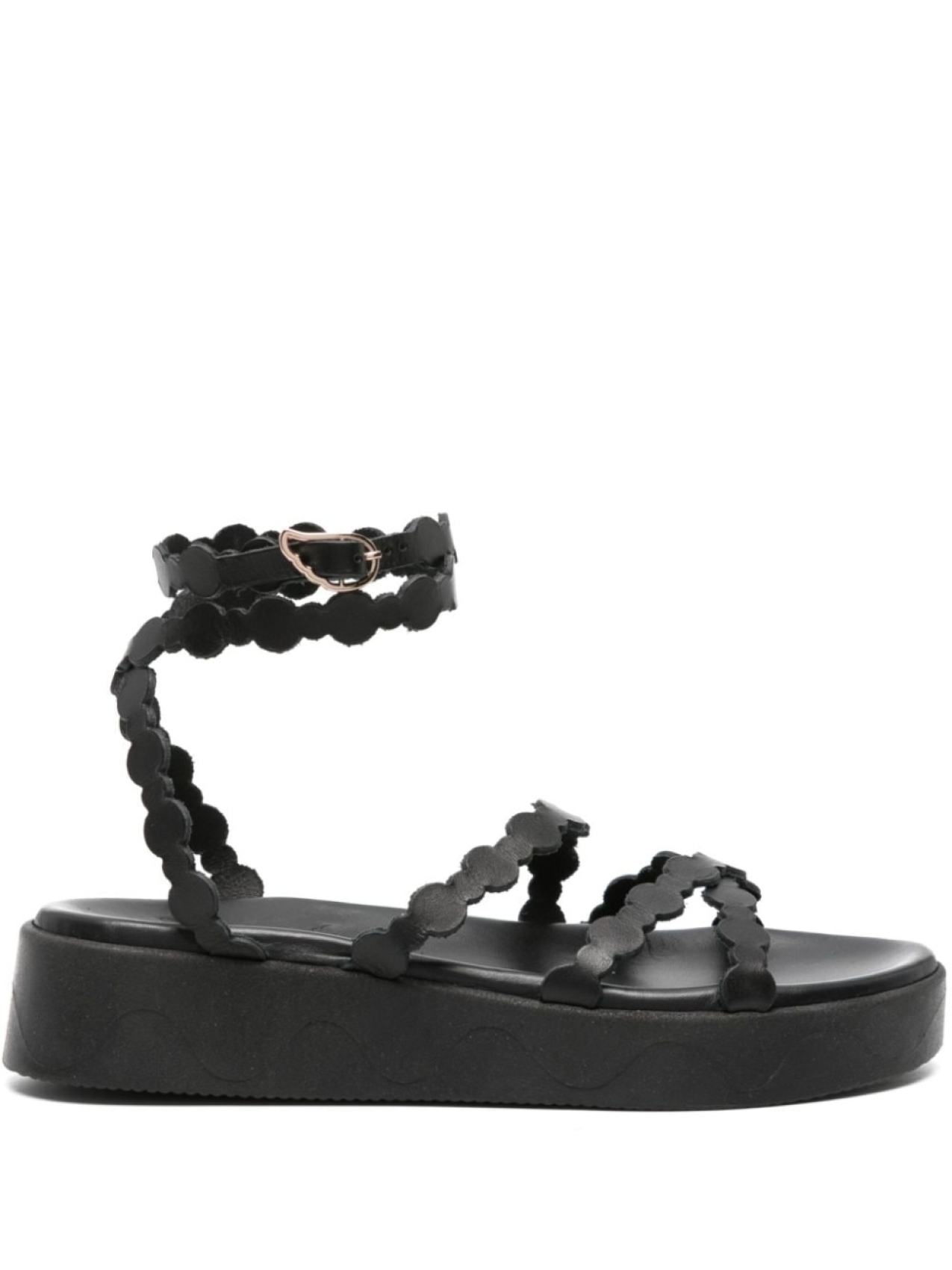 

Ancient Greek Sandals сандалии Aspis на платформе, черный