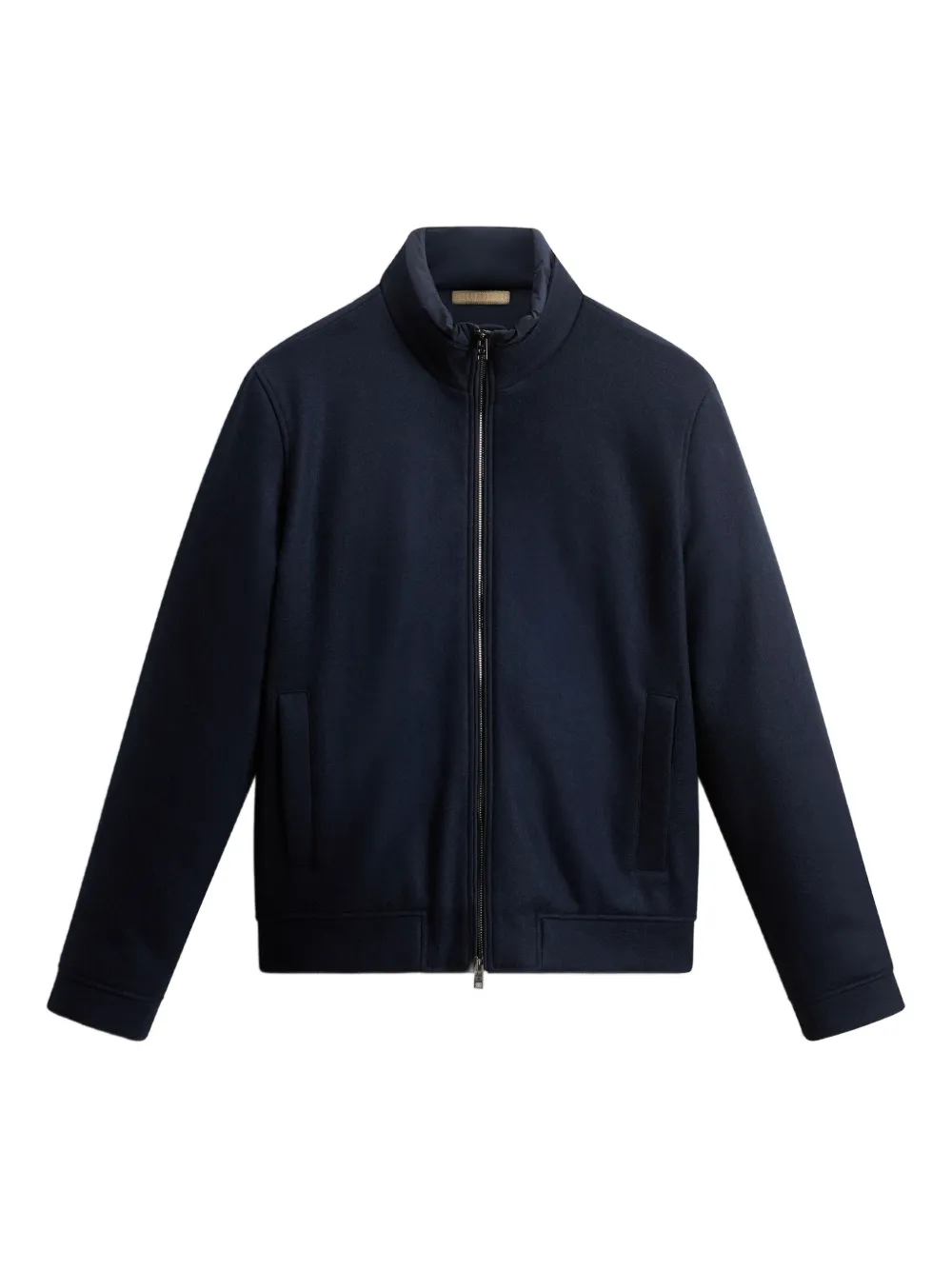 

Шерстяной бомбер WOOLRICH, синий