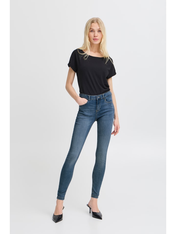 

Джинсы BYLUNI slim fit светло-голубого цвета b. young