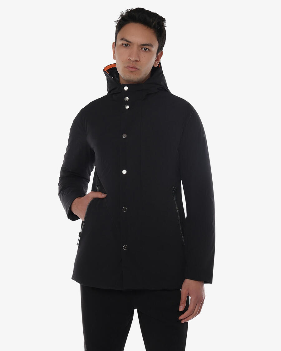 

JAKED Черная синтетическая фитнес-куртка для мужчин