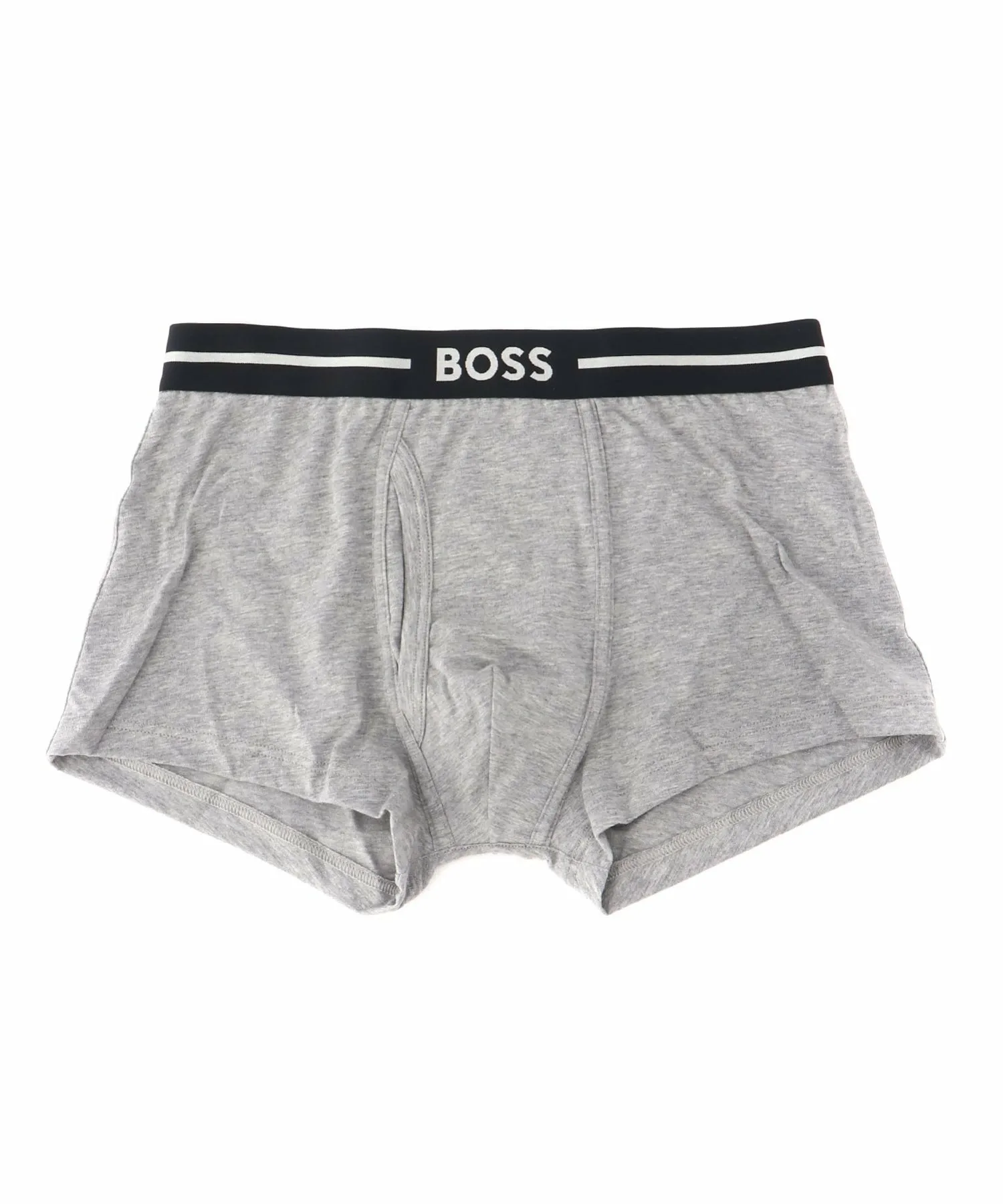 Боксеры из эластичного хлопка с открытой передней частью Boss, M Gray