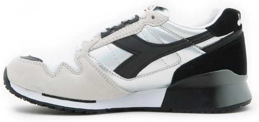 Кроссовки Diadora Unisex IC 4000 Hologram с небольшим надрезом, белый/черный — фото 2