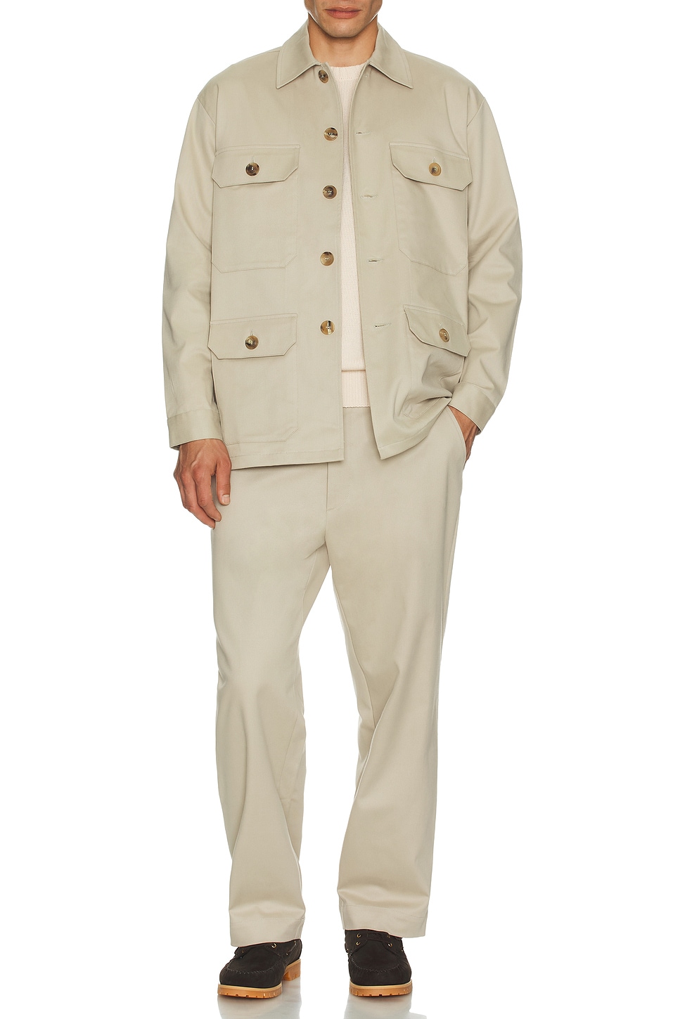 

Хлопковый свитер с круглым вырезом Ghiaia Cashmere, Perla