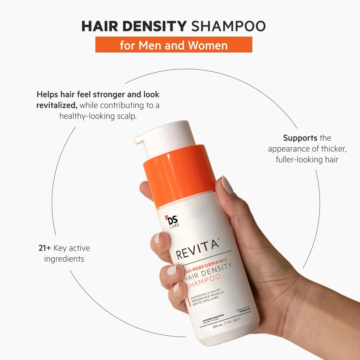 Стимулирующий шампунь «Revita Stimulating Shampoo» от DS Laboratories Ds Laboratories — фото 3