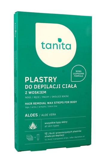 

Танита, полоски для депиляции с алоэ, 12 шт., Tanita
