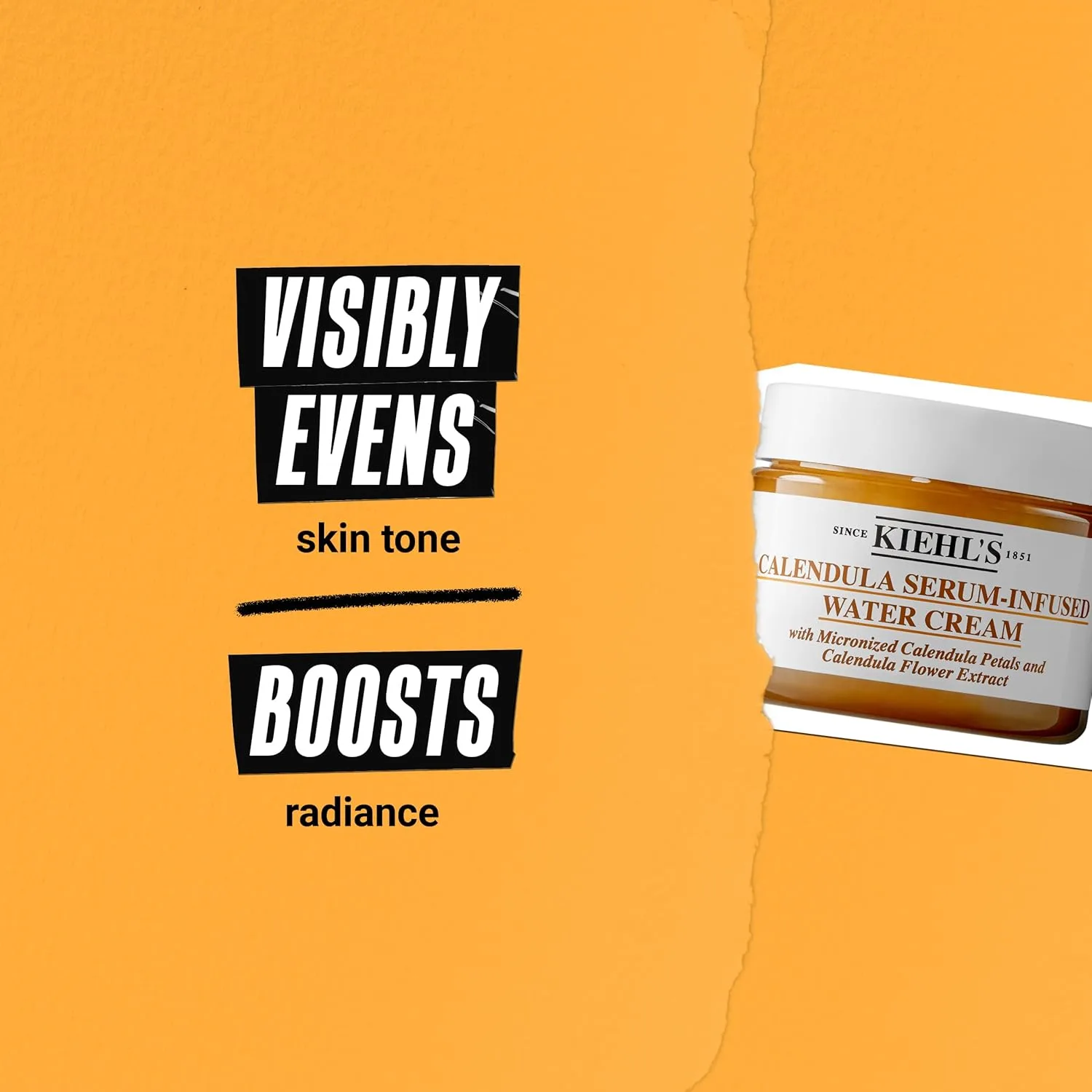 Сыворотка Kiehl's — Calendula Serum Infused Water Cream, увлажняющий гель для всех типов кожи, выравнивает, 100 мл — фото 4