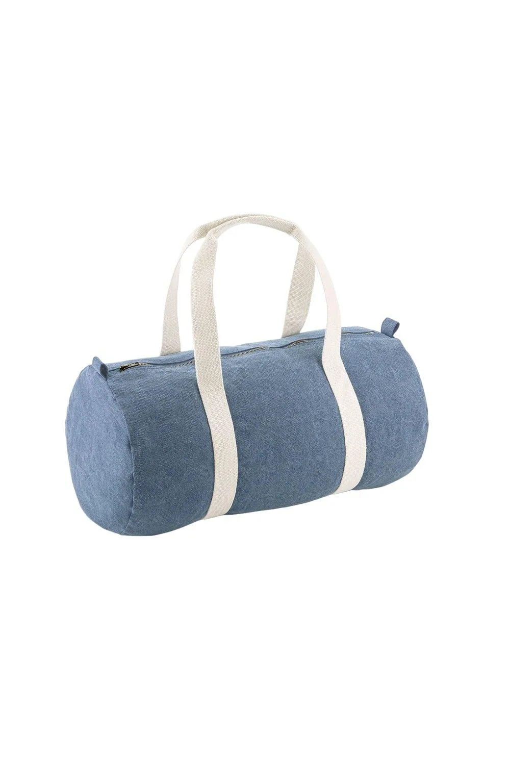 

Джинсовая спортивная сумка Barrel Bagbase, синий