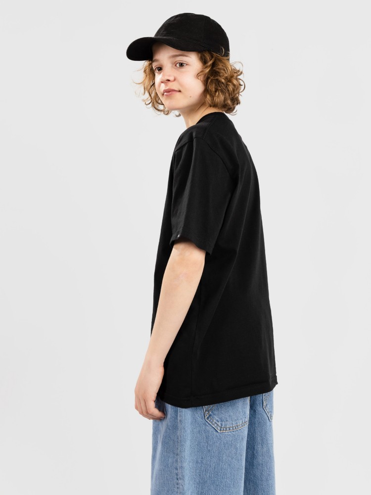 Футболка Vans Left Chest Kids T-Shirt, black — фото 2