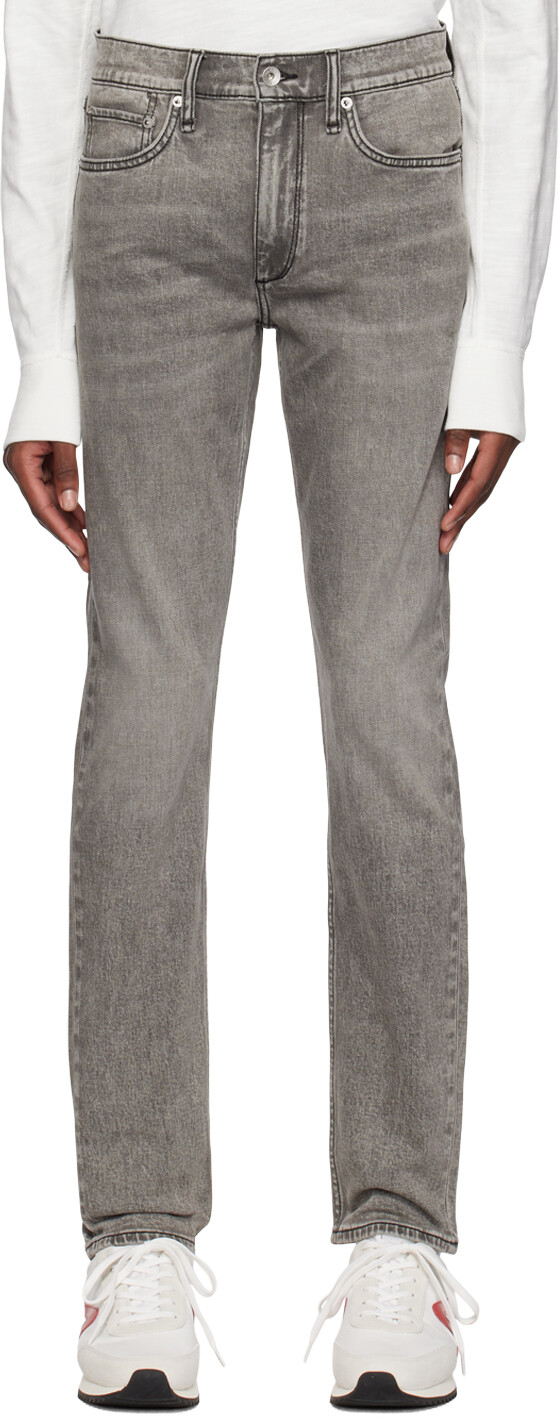 

Серые джинсы скинни 2 rag & bone, Серый, Серые джинсы скинни 2 rag & bone