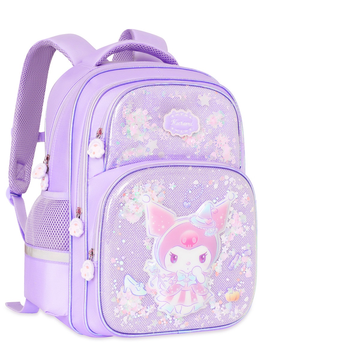 

Sanrio Полиэстеровый рюкзак туба унисекс розовый фиолетовый, Kuromi Purple