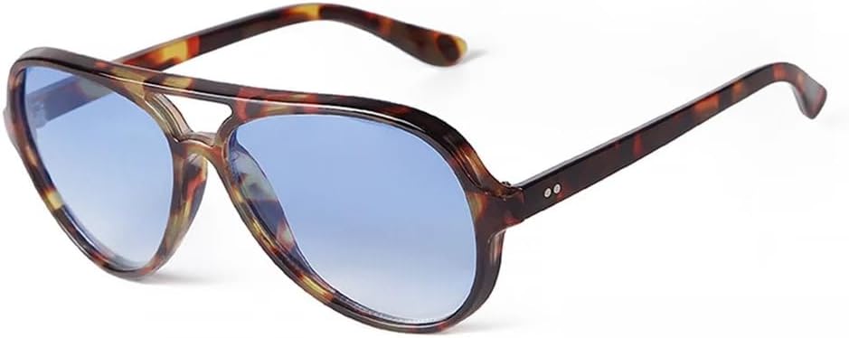 

Солнцезащитные очки LVTFCO Trend с градиентными коричневыми линзами, увеличенного размера, женские, в винтажном черепаховом оправе, авиационные, мужские солнцезащитные очки, C8 Blue