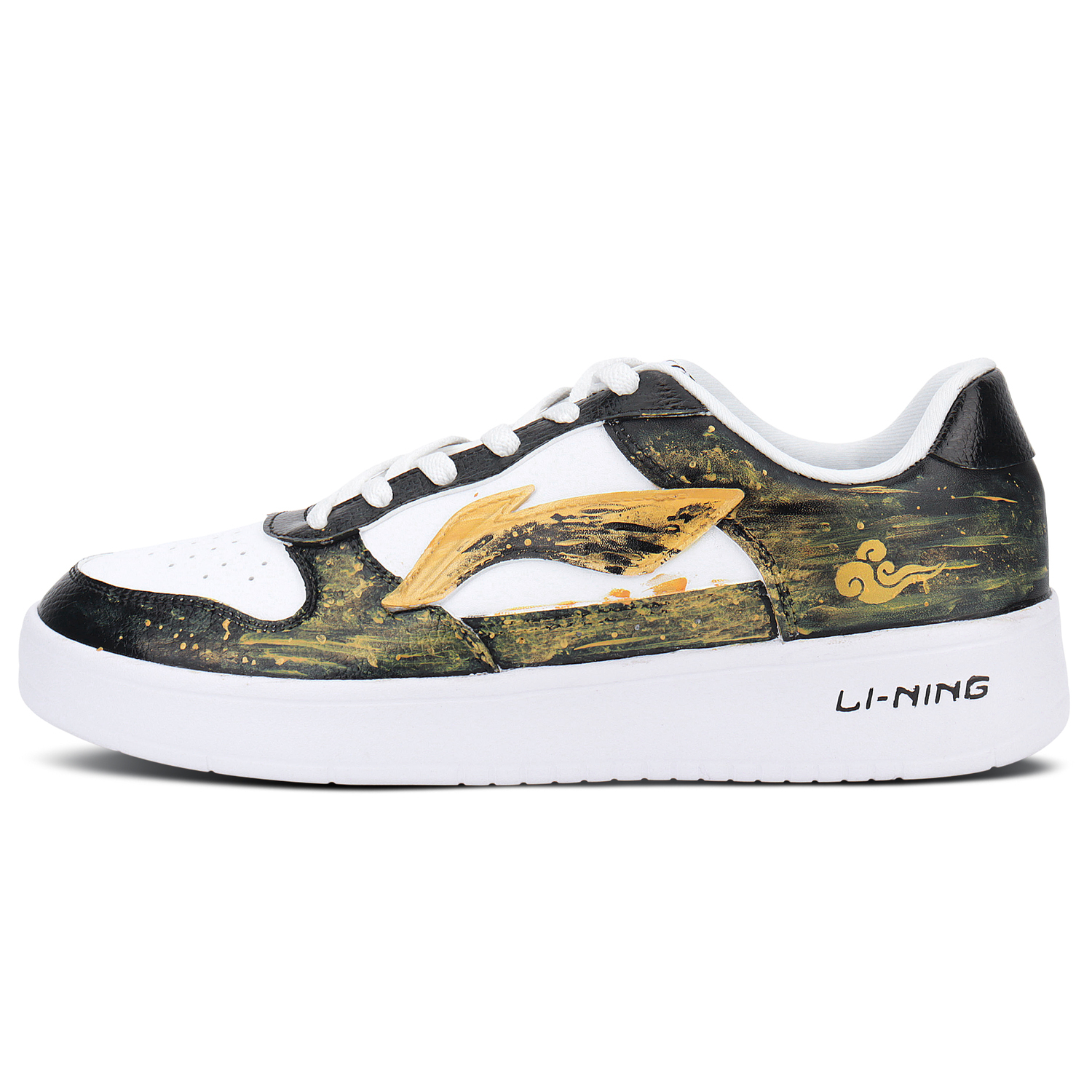

Li-Ning Li Ning Floating Boat Slip Resistant Abrasion Resistant Low top Skateboard Shoes Men's White