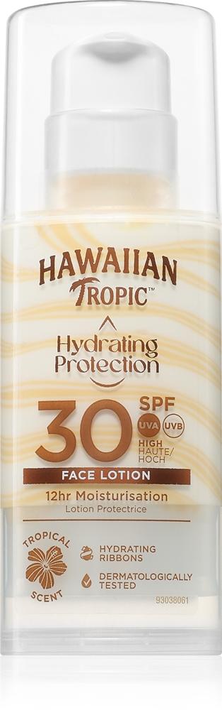 

Увлажняющий защитный лосьон для лица, солнцезащитный крем для лица SPF 30 Hawaiian Tropic, 50 мл