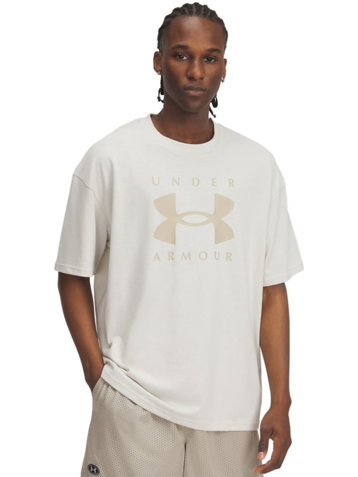 

Спортивная футболка "Hw Os Branded T-Shirt" белого цвета Under Armour