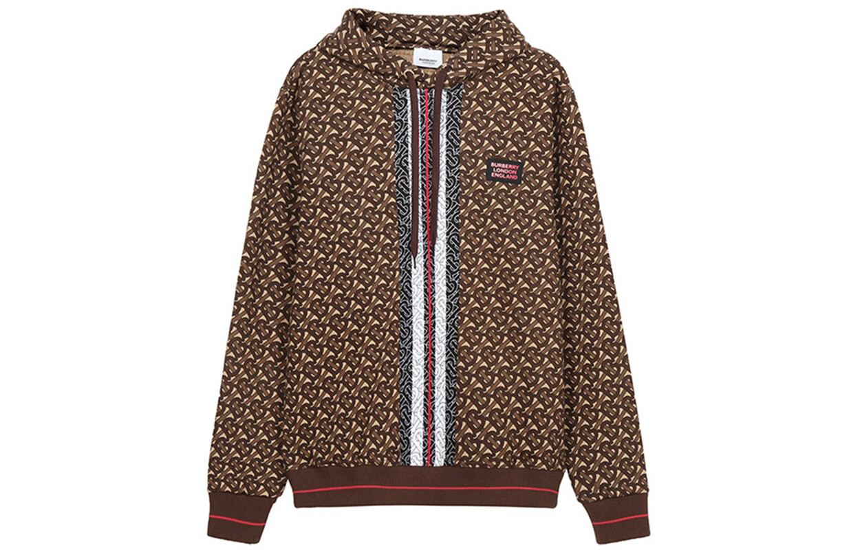 

Толстовка мужская седловидная коричневая Burberry, коричневый