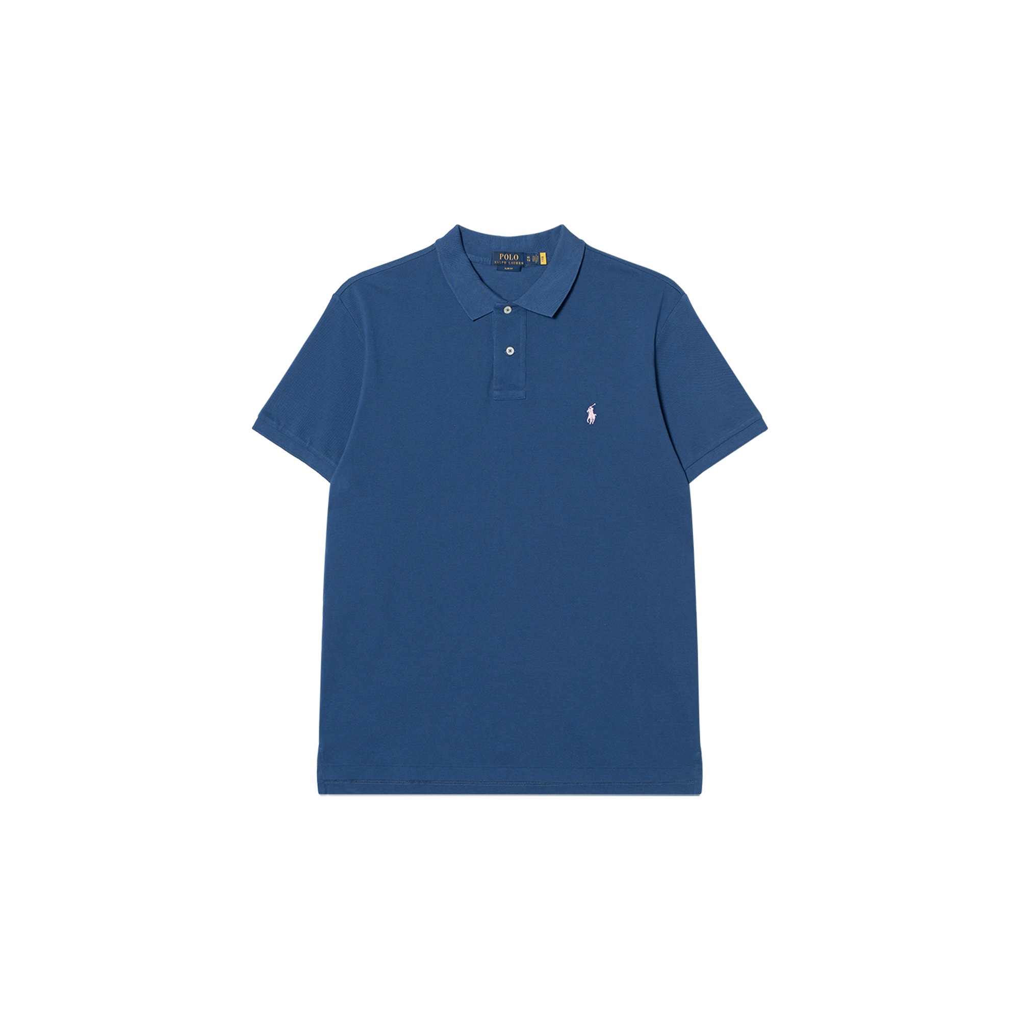 

Рубашка-поло с короткими рукавами и вышитым логотипом Polo Ralph Lauren, темно-синий