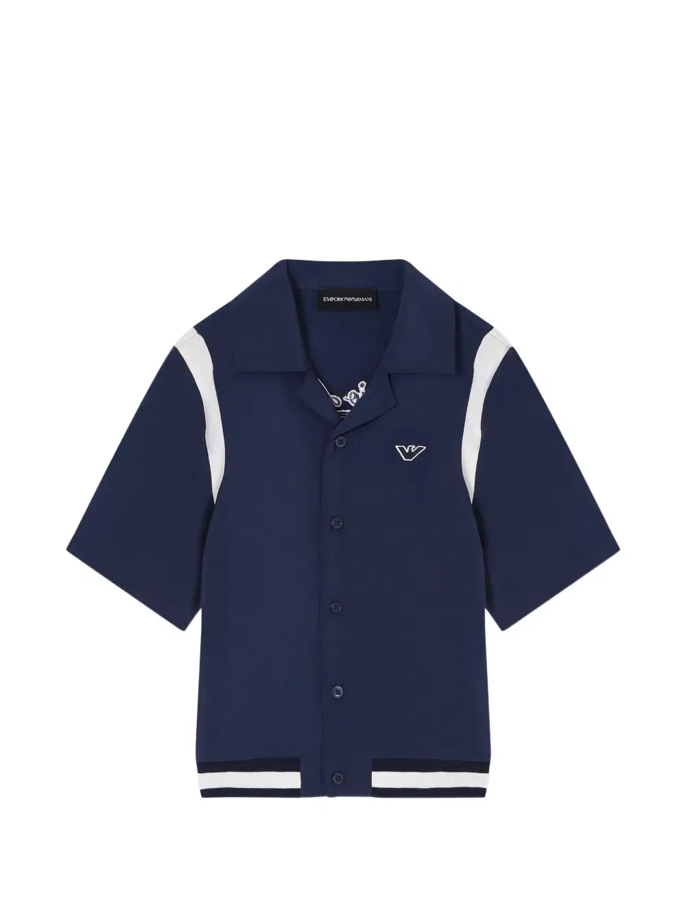 Двухцветные шорты (комплект из двух штук) Emporio Armani Kids, синий — фото 3