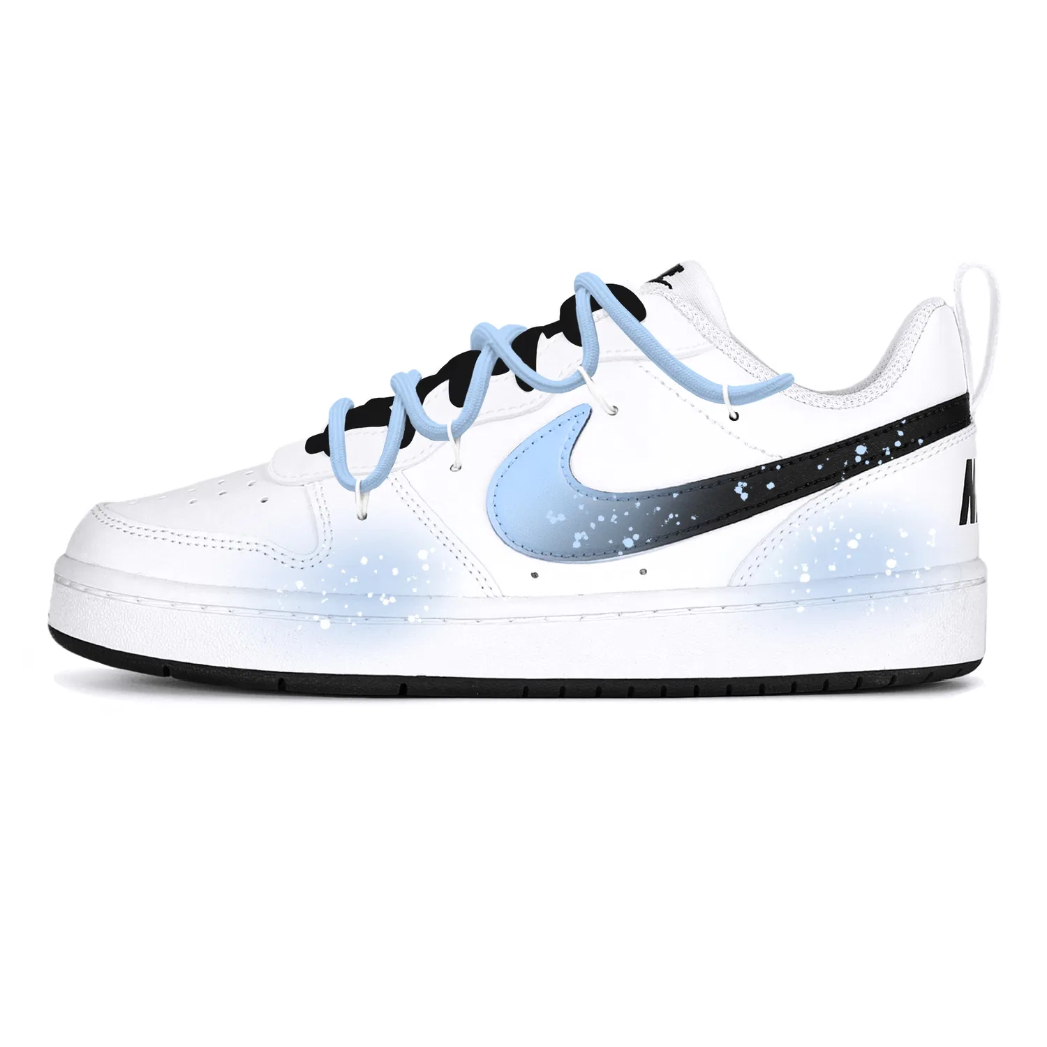 Кроссовки скейтбординговые Nike Court Borough Mist Landscape Light Blue