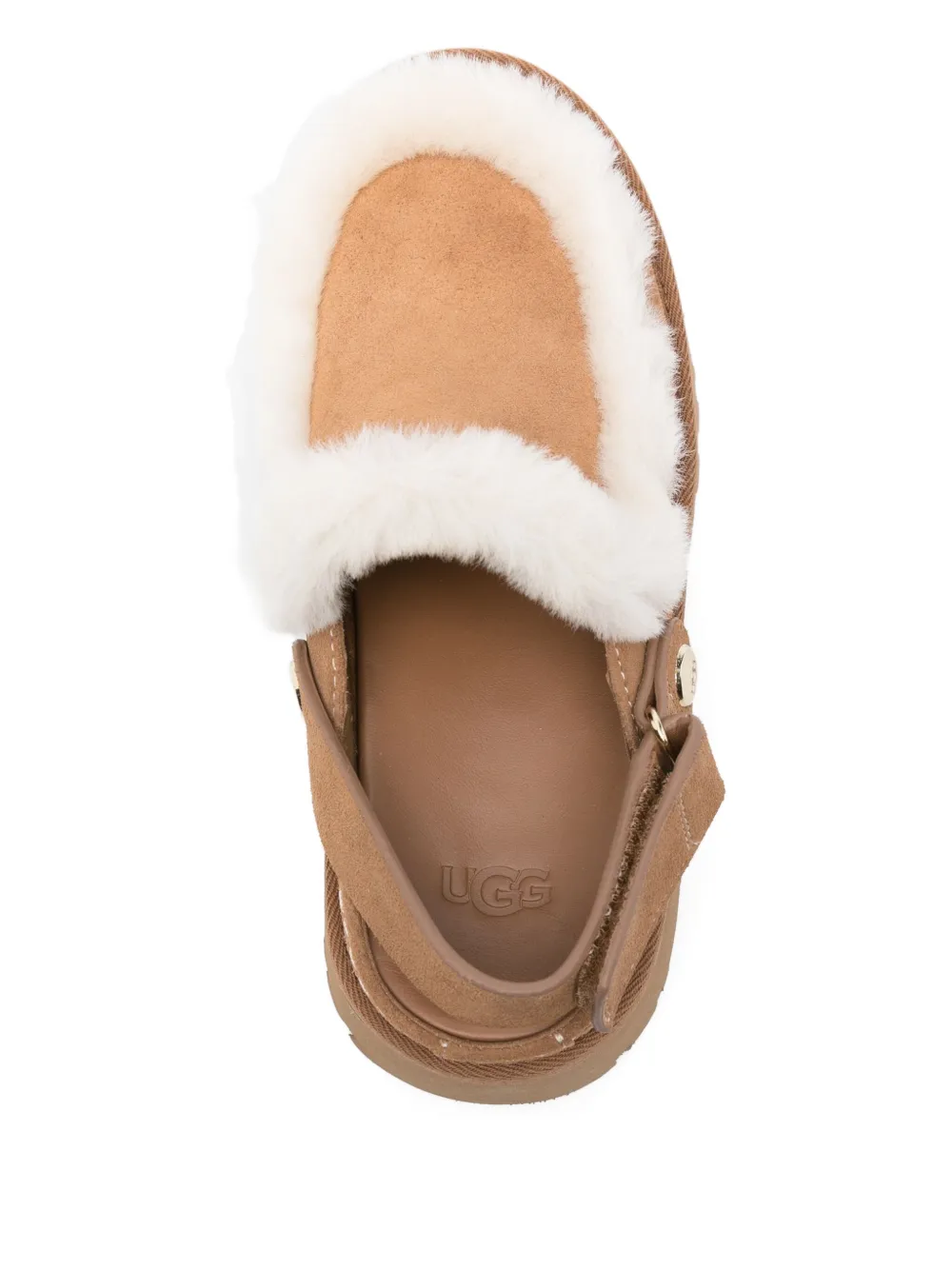 Туфли Esmee с меховой отделкой, 60 мм UGG, коричневый — фото 4