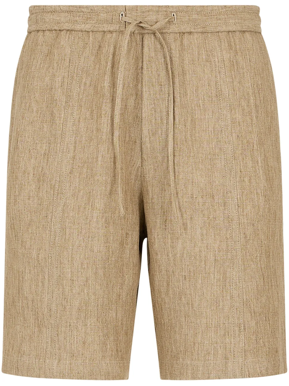 

Льняные шорты с кулиской EMPORIO ARMANI, нейтральный