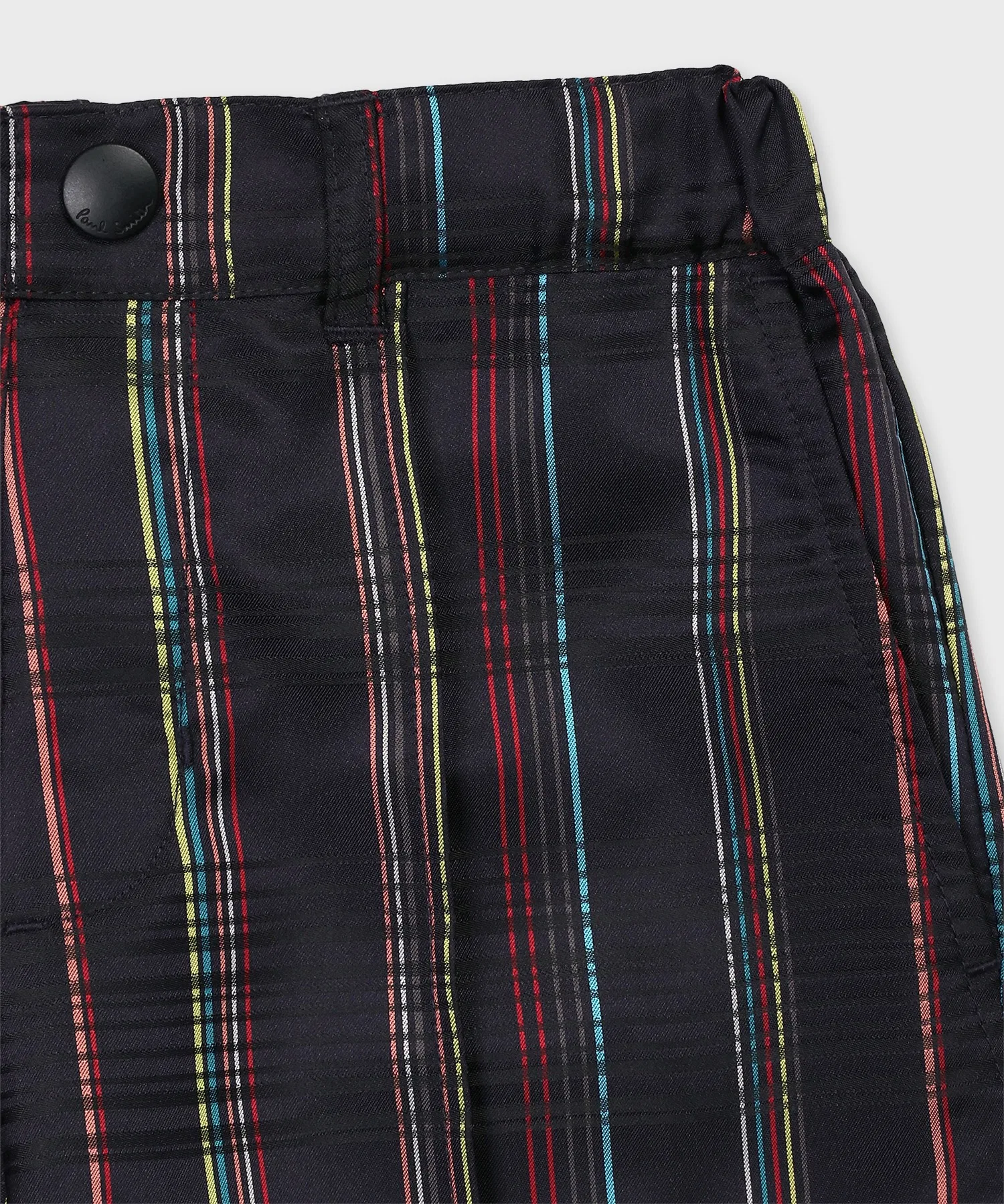 Детские брюки Paul Smith JUNIOR из полиэстера в клетку тёмно-синие — фото 2