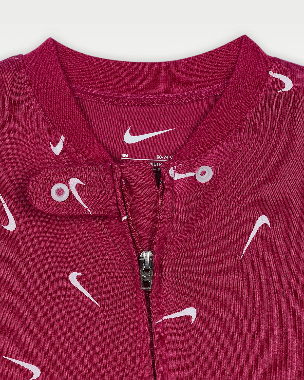 Детский комбинезон с принтом из вискозы Nike, Sweet Beet — фото 3