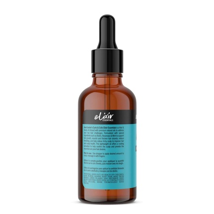 Масло для волос и кожи головы Elixir Essentials с биотином, розмарином и мятой 2 унции Aunt Jackie's — фото 2