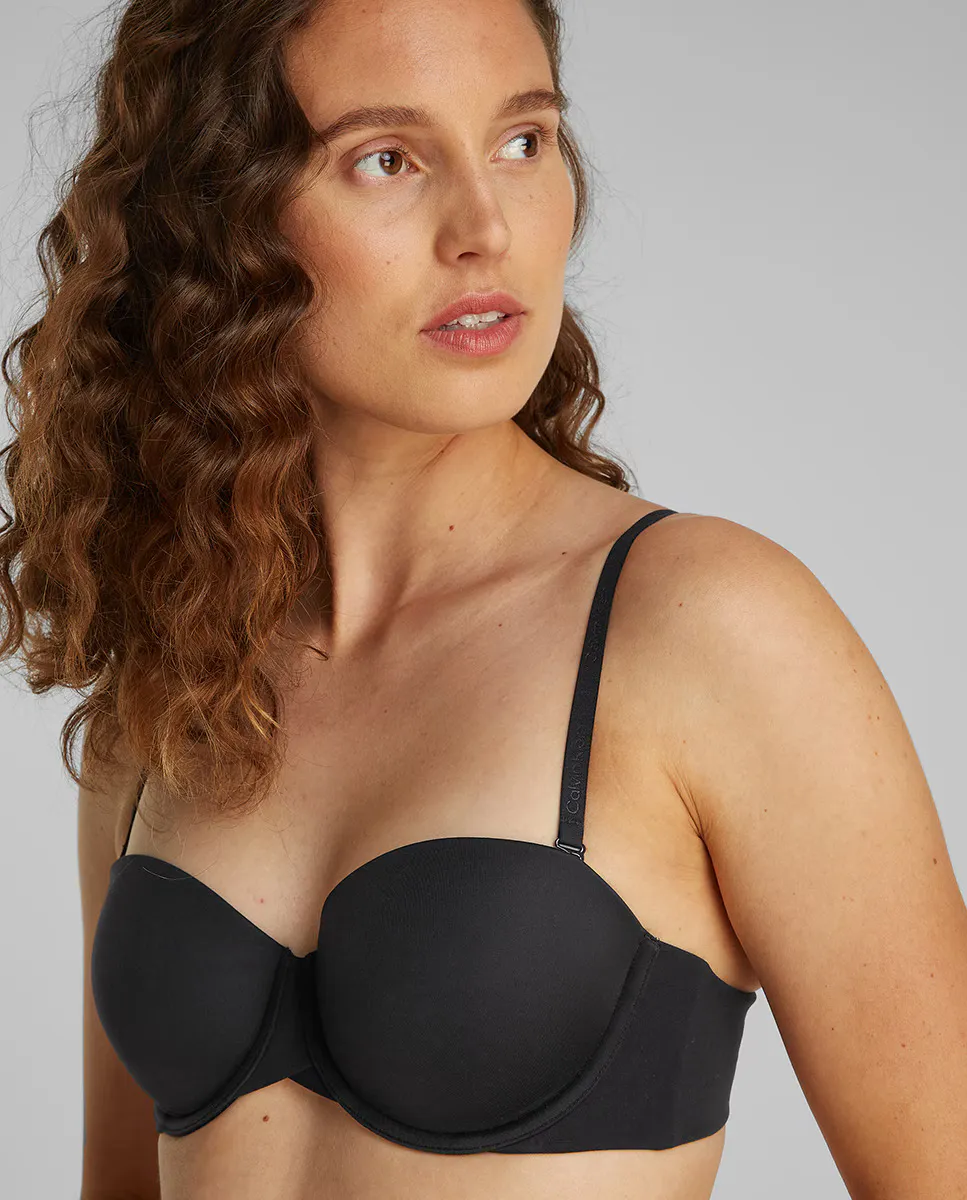 Бюстгальтер на косточках без бретелек PERFECTLY FIT Calvin Klein, черный — фото 3
