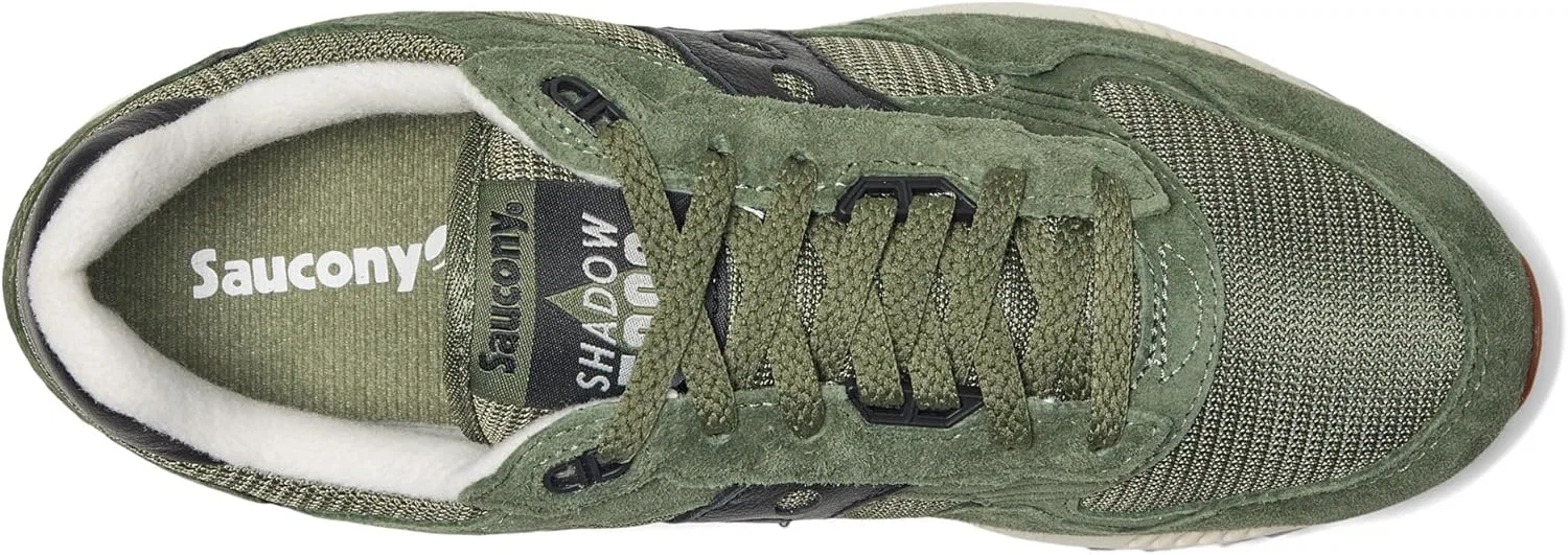 Кроссовки Saucony унисекс Saucony Shadow 5000 Grüne Lederschue, Green / Black — фото 2