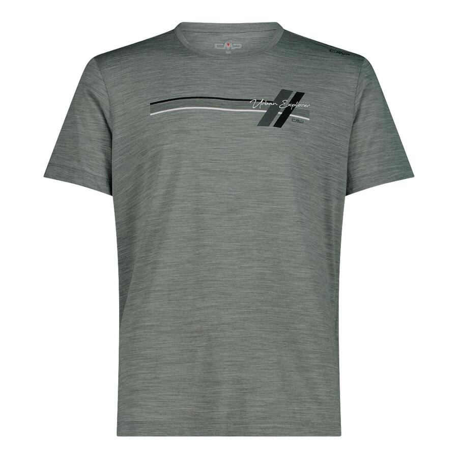 

CMP Футболка мужская походная, быстросохнущая, нейтрализующая запахи, короткий рукав