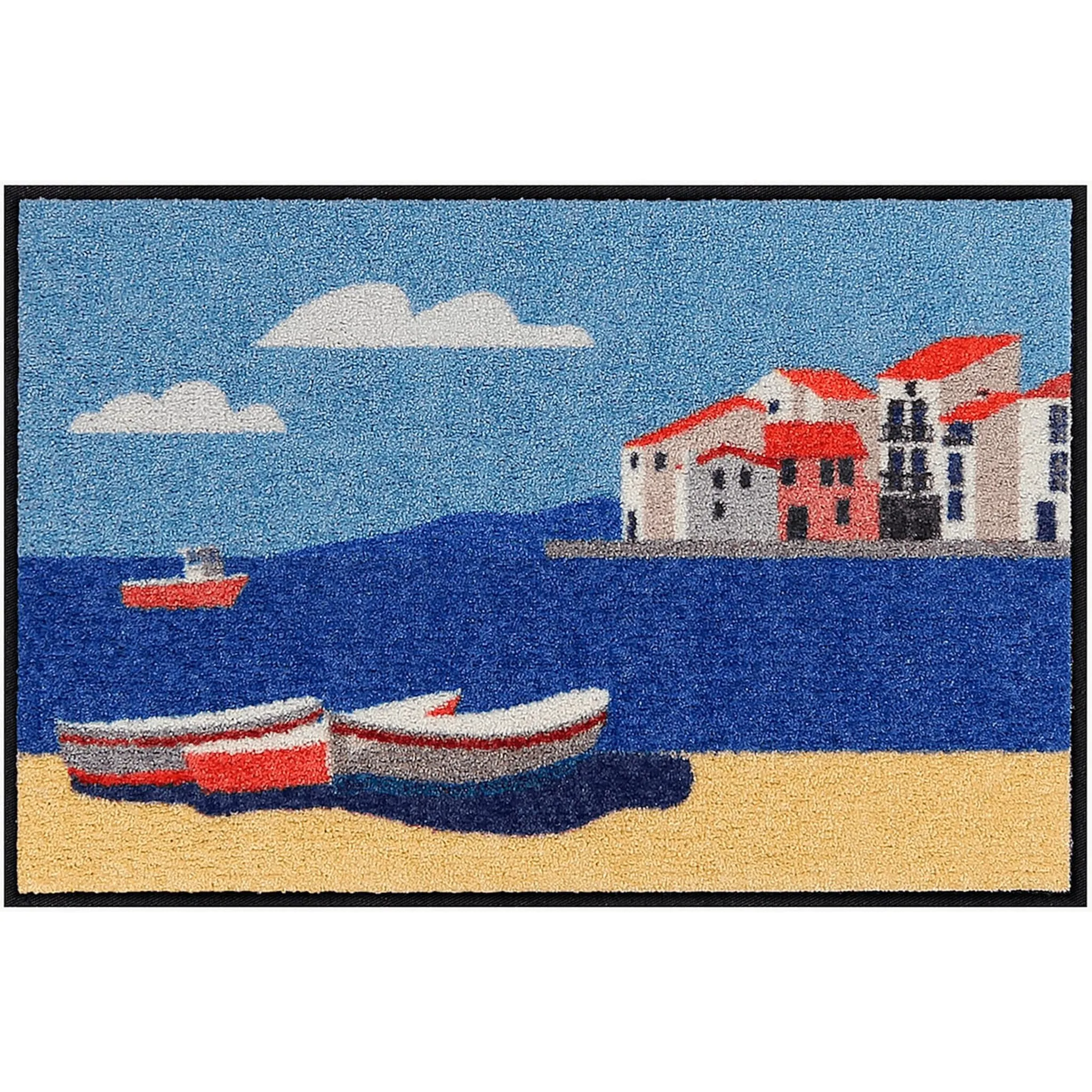 

Коврик Salonloewe, прямоугольный, высота 7 мм, цвет blau-bunt