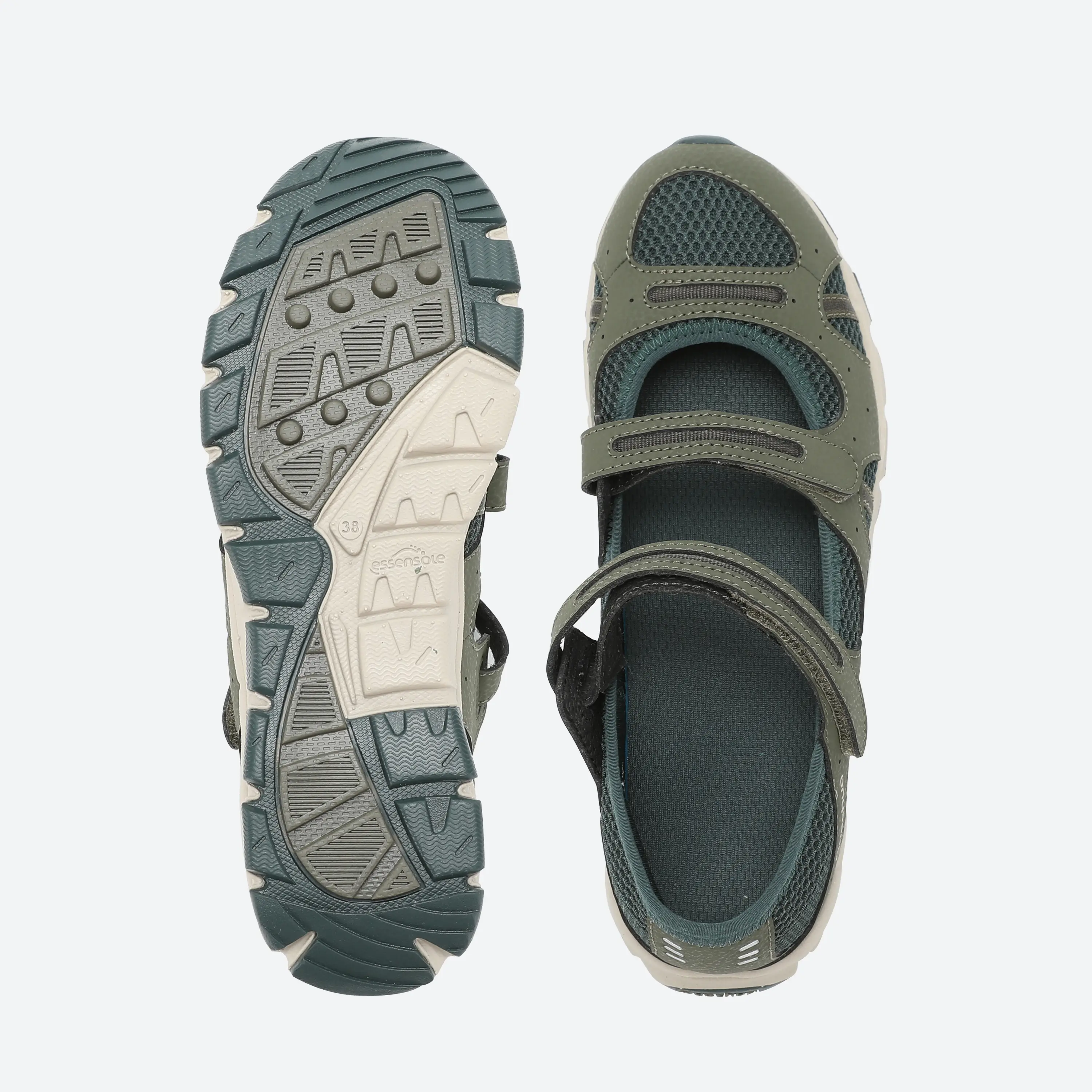Женские треккинговые ботинки Quechua NH150 FRESH зелёные — фото 3