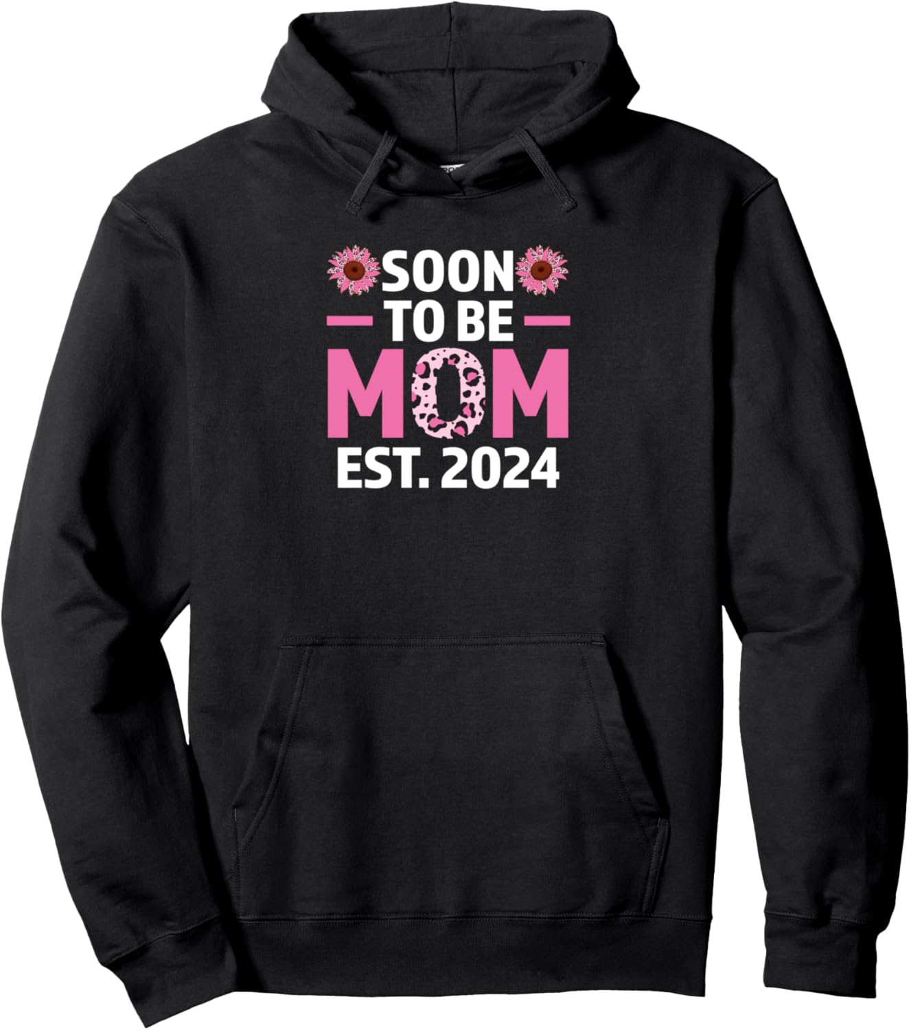 

Скоро стану мамой. Толстовка для мам 2024 года Mom & Mother'S Day Gift Ideas, черный