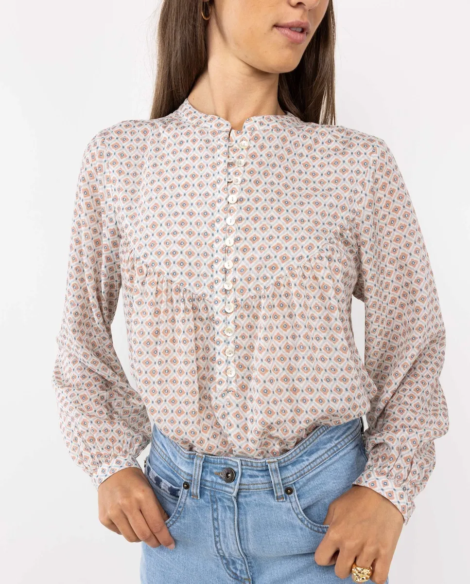 

Женская блузка с узорчатым принтом El Ganso, мультиколор