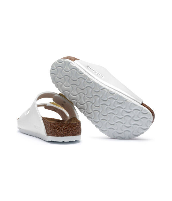 Сандалии детские Birkenstock Аризоны из экокожи, белый — фото 4