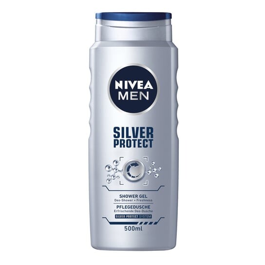 

Гель для душа Men Silver Protect для лица, тела и волос 500мл Nivea