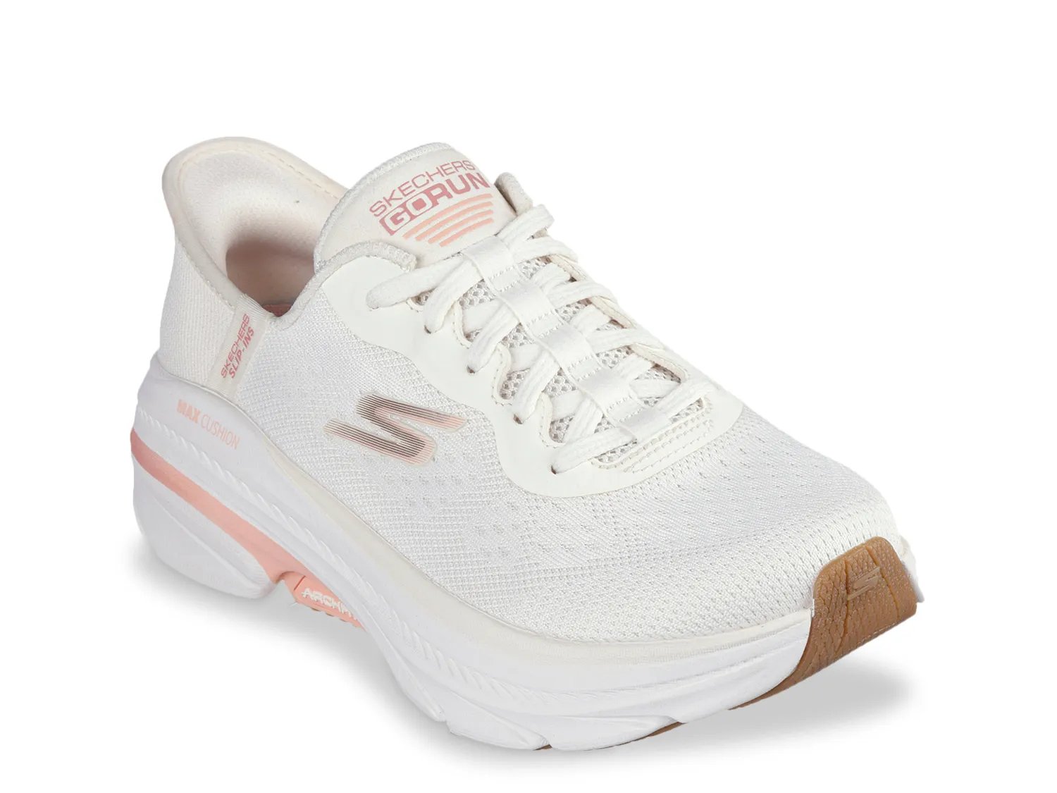 Кроссовки Skechers Slip-ins Max Cushioning Arch Fit 2.0 Antilles Sneaker - Women's, Off White/Pink